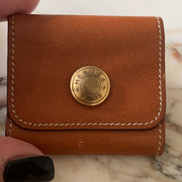 Authentic Hermès brown post it note holder - Picture 5 of 6